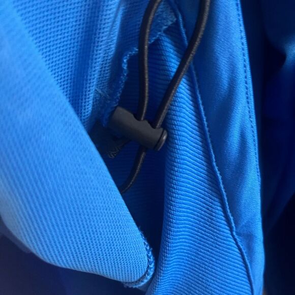 Men's Nike Golf‎ SZ Large Blue Quarter Zip Lightweight Windbreaker w/hood - Picture 9 of 15